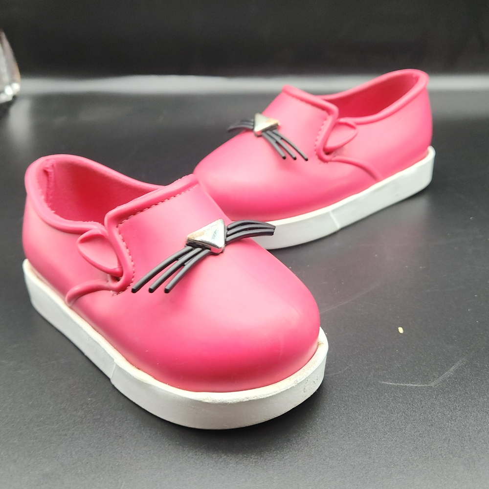 Mini Melissa Pink Cat Sneakers for Kids